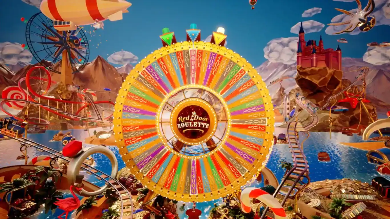 Rueda bonus Ruleta Puera Roja en vivo